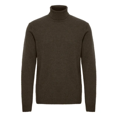 Abbildung von Casual Friday KARL ROLL NECK Bounty Strickpullover, Herren, Größe: 3XL, Demitasse melange