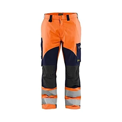 Abbildung von Blaklader 158815135389C48 Multinorm Inhärent Arbeitshose, High Vis Orange/Marineblau, Größe C48