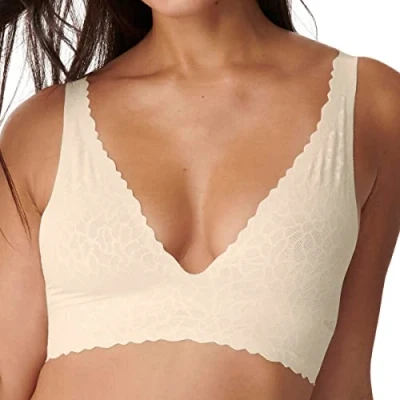Abbildung von Sloggi FEEL TOP Bustier, Damen, Größe: XS, Angora