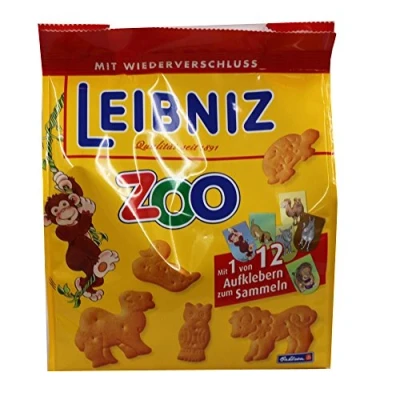 Abbildung von Leibniz Zoo Original 125g Mini Butterkekse mit lustigen Tier Motiven für Kinder Kekse zum Spielen Kinderkekse den kleinen Hunger