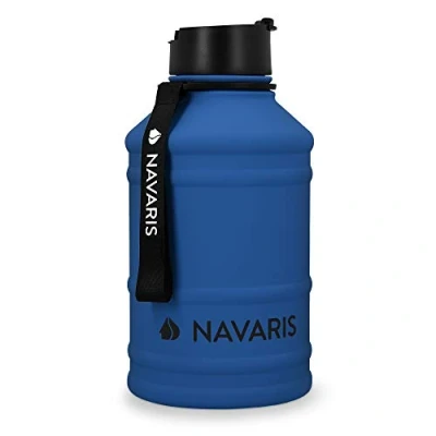 Abbildung von Navaris Trinkflasche 2,2l XXL Gym Bottle Sport Flasche Wasserflasche Water Jug
