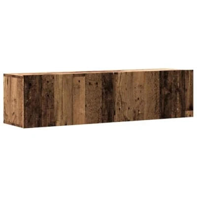Abbildung von vidaXL TV Wandschrank Altholz Optik 120x30x30 cm Holzwerkstoff