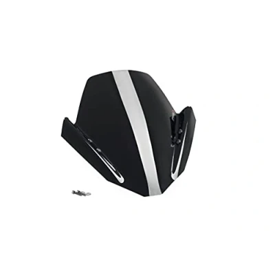 Abbildung von Puig 4119N Windschutzscheibe und Eisenbeschläge speziell Yamaha FZ1 06 13 Schwarz
