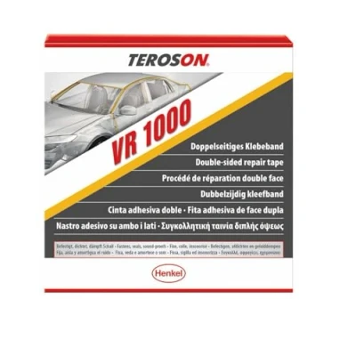 Abbildung von TEROSON VR 1000 93357 Klebeband 12mm schwarz 10m doppelseitig