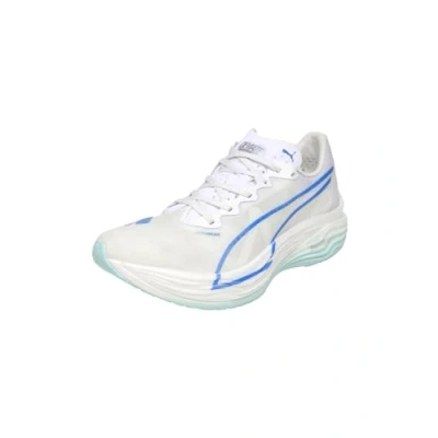 Abbildung von Puma Deviate NITRO™ Elite 3 Laufschuhe Herren White/Speed Blue Größe: 47