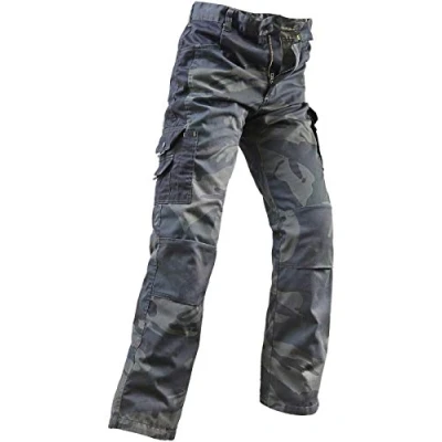 Abbildung von Uncle Sam Arbeitshose Bundhose oliv camouflage/schwarz