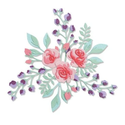 Abbildung von Sizzix Thinlits Die Set 7PK Floral Layers #2 665083 Jen Long Philipsen (01 21)