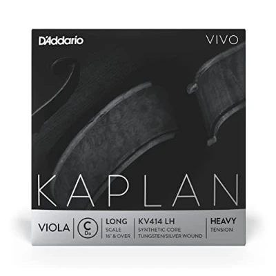 Abbildung von D&#039;Addario Kaplan Vivo Viola Saite Einzelsaite C KV414 LH Violasaiten Lange Skala, Hohe Spannung