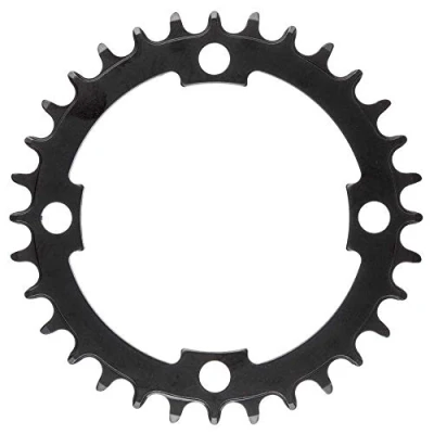 Abbildung von M Wave Unisex Adult PD R4 S NW E Bike Kettenblatt, für 1/2 x 3/32 &amp; 11/128&quot; Ketten, Brose, Bosch, Shimano…, Lochkreis 104 mm, Schwarz, 20 1 cm
