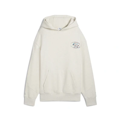 Abbildung von Puma Stewie Prism Basketball Kapuzenpullover, Damen, Größe: Small, Vapor gray heather