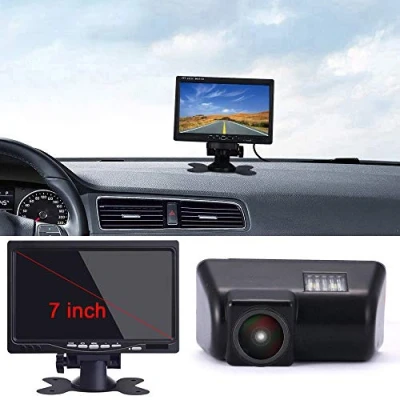 Abbildung von 【1280 * 720 Pixel 1000TV Linien Rückfahrkamera Kit】 7 Zoll TFT LCD Bildschirm Auto Monitor + HD Nachtsicht für Ford Transit MK6 /MK7 Transporter Car Camera