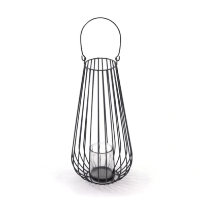 Abbildung von CREEDWOOD Windlicht KERZENHALTER &quot;BALTO&quot;, 40cm, Metall, Boden Windlicht, Laterne
