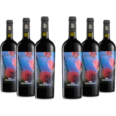 Abbildung von Brumale Rotwein Terre Siciliane IGT, voller und abgerundeter Geschmack Bouquet mit Kirschnote, 12% Vol., Karton 6 Flaschen 750 ml