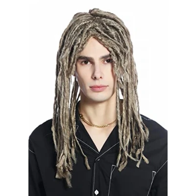 Abbildung von WIG ME UP CW 015 Perücke Karneval Fasching Rasta Dreadlocks Blond Mix Hippie