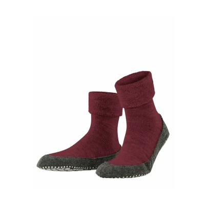 Abbildung von FALKE Herren Stoppersocken Cosyshoe M Hp Wolle rutschhemmende Noppen 1 Paar, Rot Burnt Siena 8498, 45 46