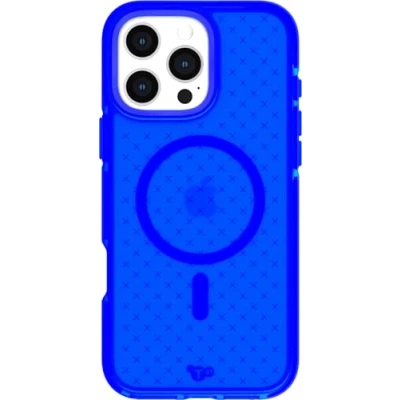 Abbildung von tech21 EvoCheck für iPhone 16 Pro Max kompatibel mit MagSafe Aufprallschutz Case in Kobaltblau