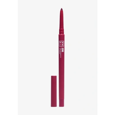Abbildung von 3INA MAKEUP The Automatic Lip Pencil 390 Dunkelviolett Lippenkonturenstift Wasserfest Lipliner für Vollere Lippen Automatischer Vegan Cruelty Free