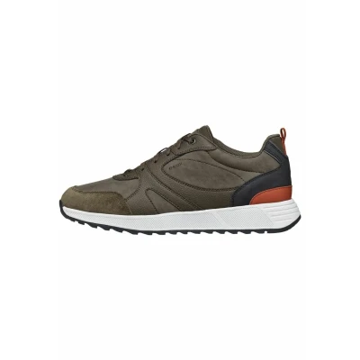 Abbildung von Geox Sneaker low, Herren, Größe: 42, Military c Leder/synthetik