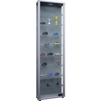 Abbildung von VCM Standvitrine Holz Glas Stand Vitrine Sammelvitrine Edana Maxi