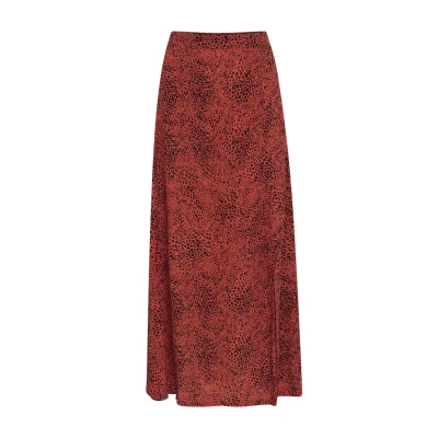 Abbildung von Kaffe Liana Maxirock, Damen, Größe: 34, Grenadine graphic animal