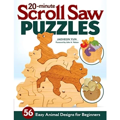 Abbildung von 20 Minute Scroll Saw Puzzles: 56 Easy Animal Designs for Beginners
