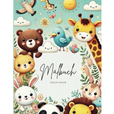 Abbildung von Tierische Welt: Ausmalbuch für alle Altersgruppen Kritzeln, Malen und Entdecken der süßesten Tiere!: Malspaß mit Tieren: Kreatives Malbuch Kinder Ausmalen, Kritzeln Entdecken!