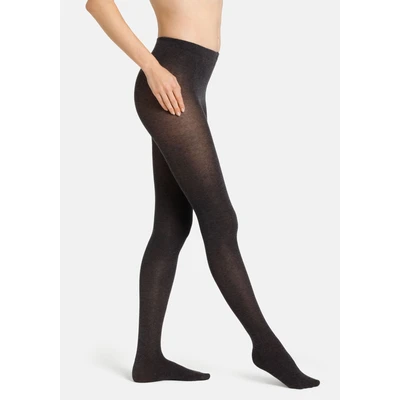 Abbildung von camano Comfort SOFT Tights 2 PACK Strumpfhose, Damen, Größe: 38/40, Anthracite melange