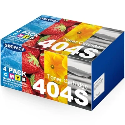 Abbildung von SODFACE CLT P404C 404S Toner Kompatibel für Samsung K404S Xpress C480FW C430W C48X C480W C430 C480 C480FN C43X C404S Y404S M404S (Schwarz Cyan Gelb Magenta, 4er Pack)