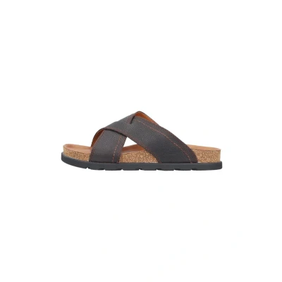 Abbildung von Rieker Pantolette flach, Herren, Größe: 47, Braun Schuhe