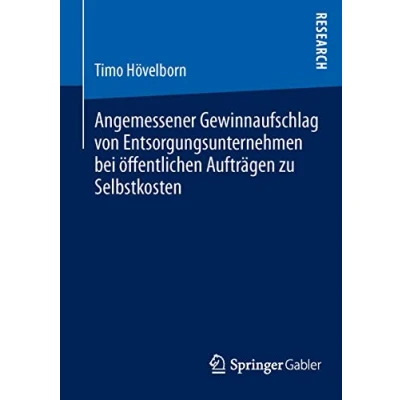 Abbildung von Angemessener Gewinnaufschlag von Entsorgungsunternehmen bei öffentlichen Aufträgen zu Selbstkosten