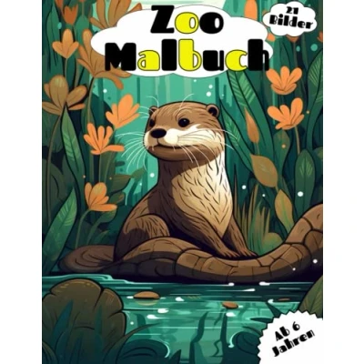 Abbildung von Zoo Malbuch, 21 Bilder ab 6 Jahren.: Spaß und Kreativität für kleine Künstler Jahren! Mein Malbuch: Entdecke die Tierwelt male sie bunt aus!