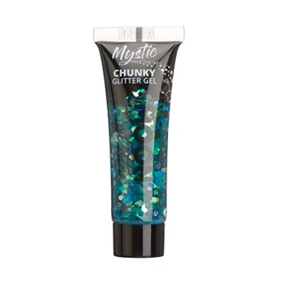 Abbildung von Gel mit mystischem grobkörnigem Glitter von Moon 12ml Atlantis Glitzer Gesichtsfarbe