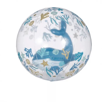 Abbildung von Little Dutch 2012398 aufblasbarer Strandball Wal Ocean Dreams blau