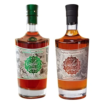 Abbildung von Calicos Crew Rum Das Zweierset zum Sonderpreis mit The Cannoneers Explosive 700ml 48% vol 8 Jahre und Doctors Tranquilizer 40% 21
