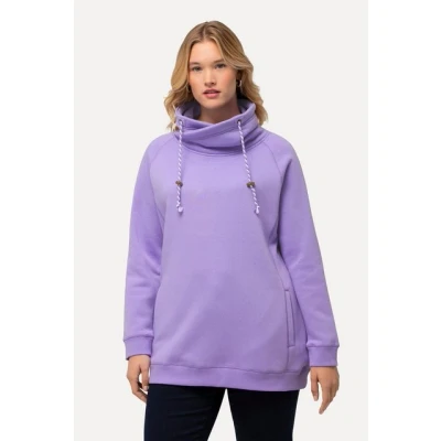 Abbildung von Ulla Popken Sweatshirt, Damen, Größe: 42/44, Blaues flieder