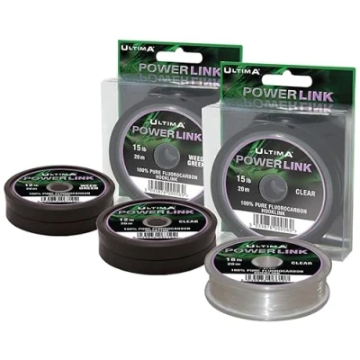 Abbildung von Ultima Unisex Adult Power Fluorocarbon Hook Link, Clear, 18 pounds