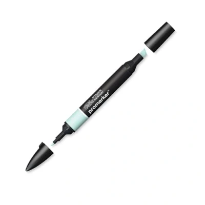 Abbildung von Winsor &amp; Newton &quot; ProMarker 0203274 Professioneller Layoutmarker 2 Spitzen, fein breit für Zeichnungen, Design Layouts Pastellgrün
