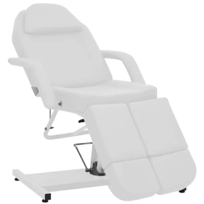 Abbildung von vidaXL Massagesessel Kosmetikstuhl Kunstleder Weiß 180x62x78 cm