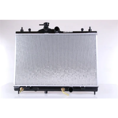 Abbildung von NISSENS 68763 Kühler, Motorkühlung Aluminium 380 598 16 Kühlrippen gelötet