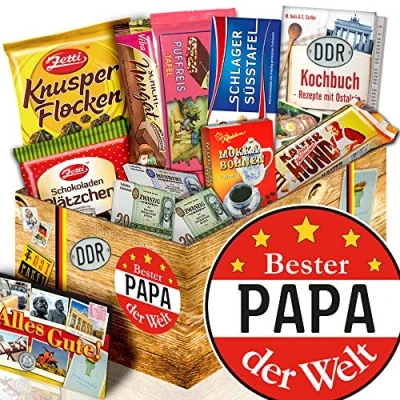 Abbildung von Bester Papa der Welt/Schoko Geschenk DDR/Geburtstag Bier