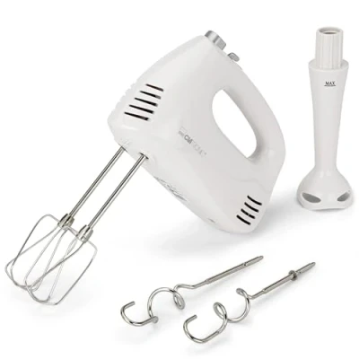 Abbildung von Clatronic HM 3524, Handmixer, Weiß, Mixen, 300 W, 230 V, 50 60 Hz