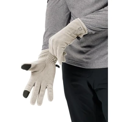 Abbildung von Jack Wolfskin REAL Stuff Fingerhandschuh, Größe: Large, Seal