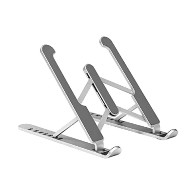 Abbildung von AISENS LPS1M 099 Verstellbarer Tischständer für Laptop/Tablet, silberfarben
