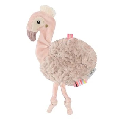 Abbildung von Fehn Knister Flamingo Activity Rascheltier zum Greifen, Lauschen, Spielen &amp; Geräusche erzeugen fördert Babys Sinne Motorik idealer Begleiter für und Kleinkinder ab Geburt