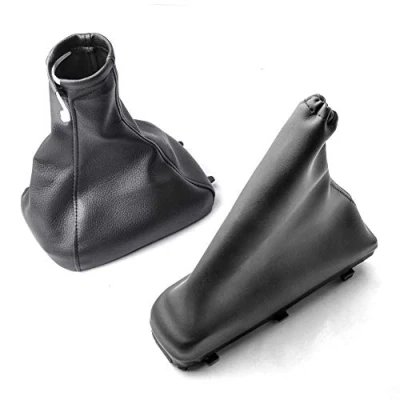 Abbildung von Astra G Schaltsack Schaltmanschette + Handbremsmanschette, OTUAYAUTO als Plug Play Microfaser Leder Ersatzteil