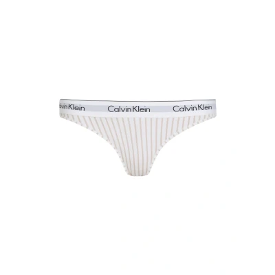 Abbildung von Calvin Klein Damen Slip Bikini Form Unterwäsche, Mehrfarbig (Steady Stripe+Pelican), XL