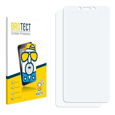 Abbildung von BROTECT Entspiegelungs Schutzfolie für Xiaomi Redmi Note 4X (2 Stück) Matte Displayschutz Folie, Anti Reflex, Fingerprint