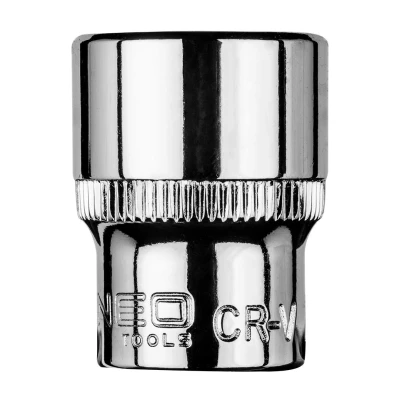 Abbildung von NEO TOOLS 08 176 Steckschlüsseleinsatz 3/8 16 mm Chrom Vanadium Stahl Sechskant
