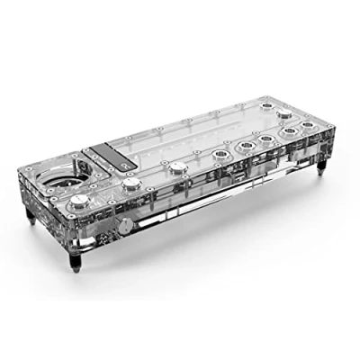 Abbildung von ALPHACOOL Core Distro Plate 360mm Rechts VPP/D5 Acryl