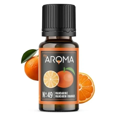 Abbildung von myAROMA Flavour Drops, Mandarine 10ml, Natürlich Liquid Aroma ohne Künstliche Farbstoffe, Vegan Zuckerfreie Schokodrops, Kalorienfrei Lebensmittelaroma zum Backen, Essen und Trinken, No. 49